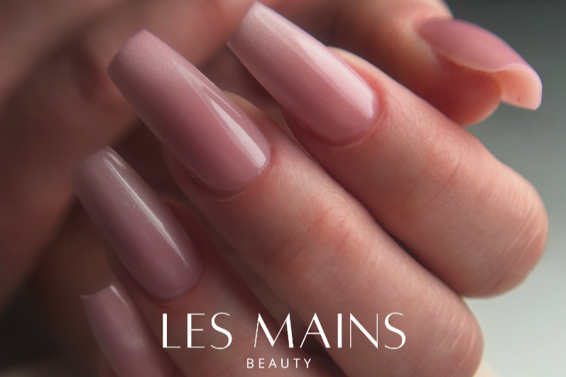 Branded Les Mains nude finish